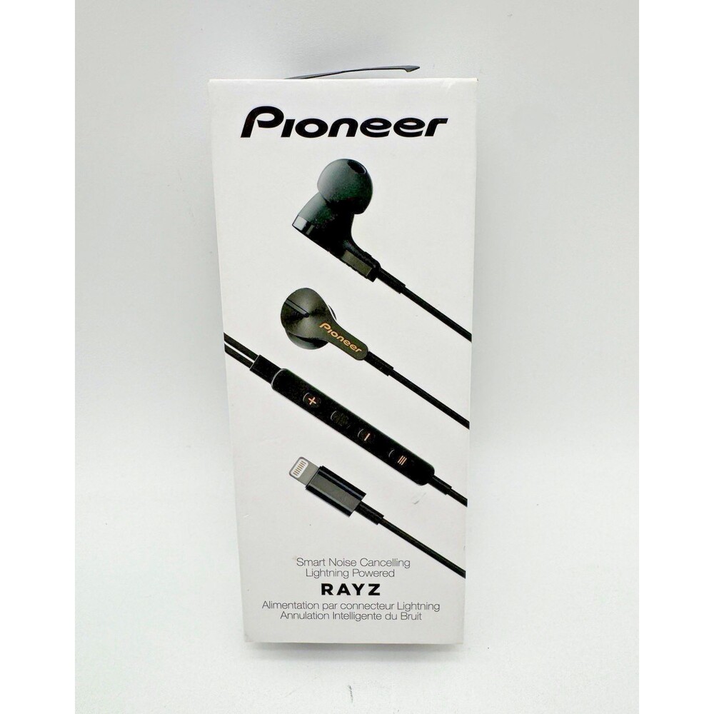 Pioneer Rayz Lightning-Powered Noise Canceling Wired Earphones - NOB
